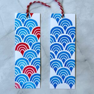 Marque page vague japonaise