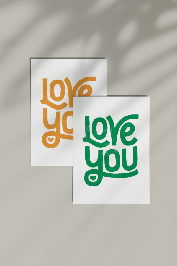 Carte postale “Love You” – Image 2