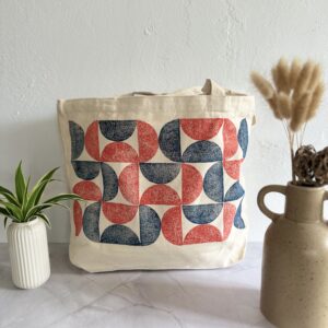 Tote bag Bauhaus demi cercle