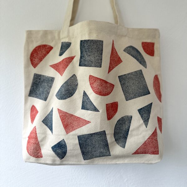 Tote bag forme géométrique