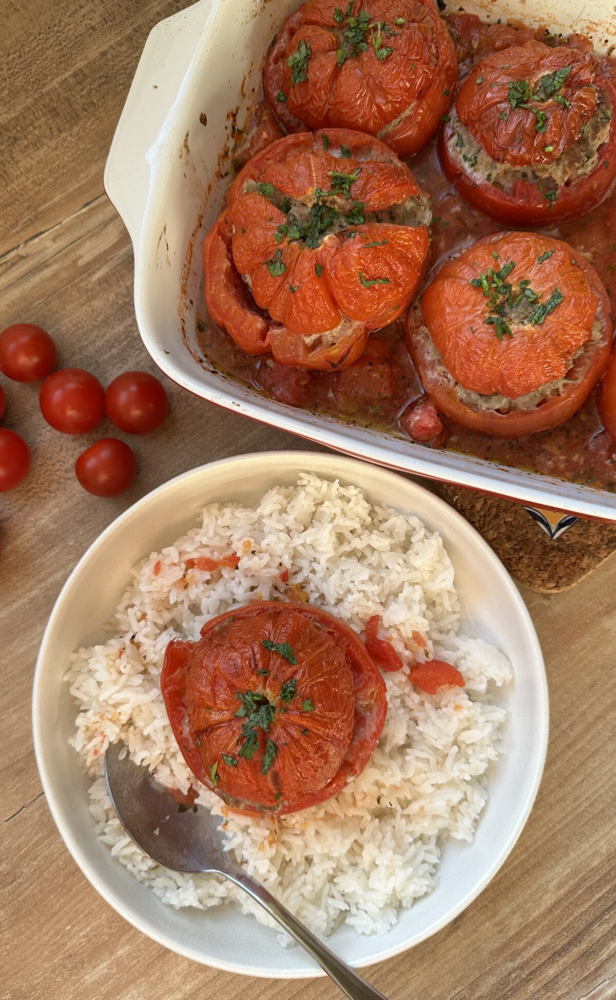 La simplicité généreuse des tomates farcies
