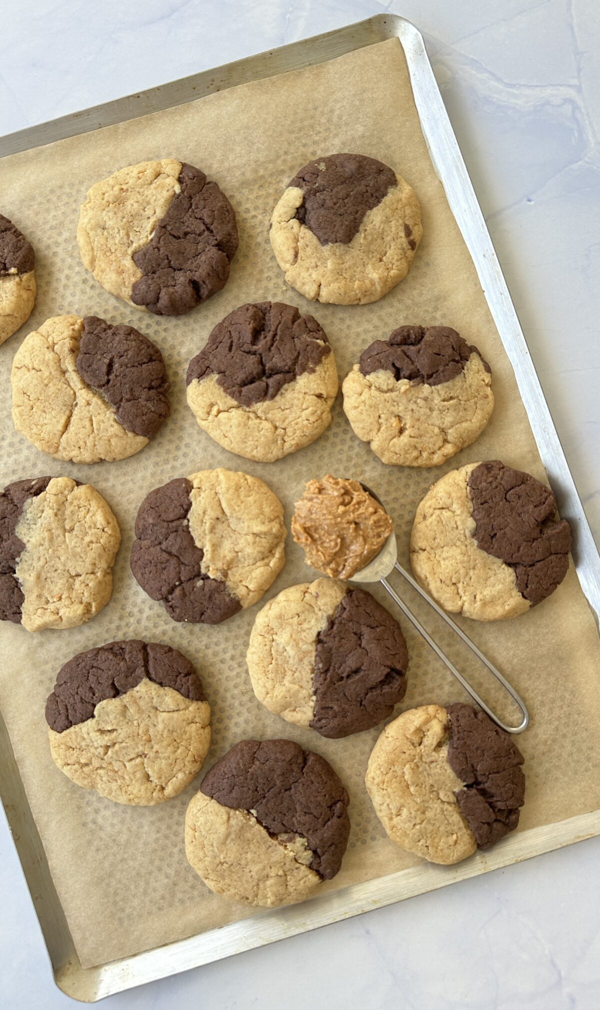 cookie marbré